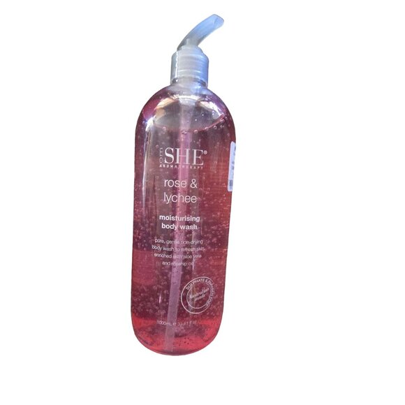 She Aromatherapy Rose & Lychee Moisturising Body Wash 500ml - Picture 1 of 5